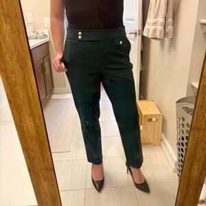 Rachel Zoe hi rise slim leg trouser